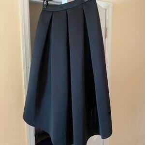 black scuba high low skirt PERFECT CONDITION